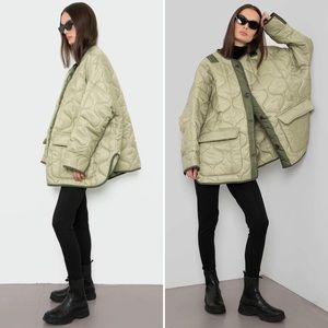 The Frankie shop Teddy quilted jacket